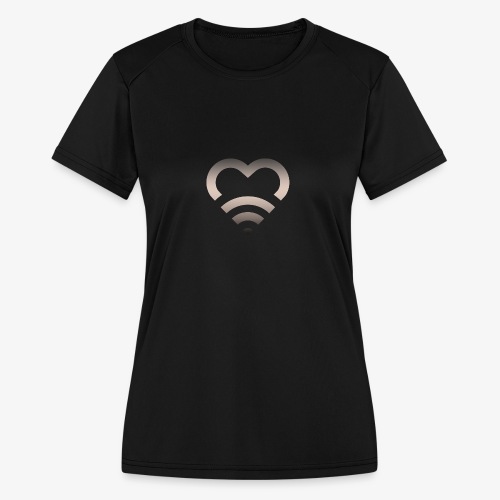I Heart Wifi IPhone Case - Women's Moisture Wicking Performance T-Shirt