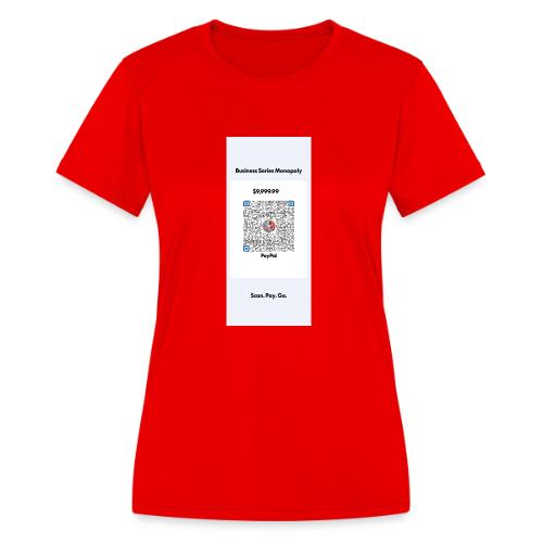 pp my qrcode 1758477437583 - Women's Moisture Wicking Performance T-Shirt