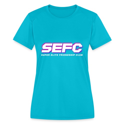 Super Elite Friendship Club Logo Vapor v2 - Women's Moisture Wicking Performance T-Shirt