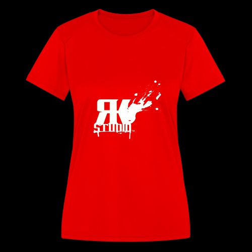 RKStudio White Logo Version - Women's Moisture Wicking Performance T-Shirt