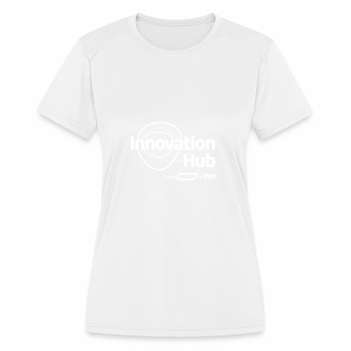 Innovation Hub white logo - Women's Moisture Wicking Performance T-Shirt
