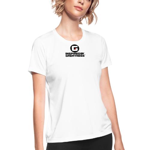 Inspired by Greatness® IG © All right’s reserved - Women's Moisture Wicking Performance T-Shirt