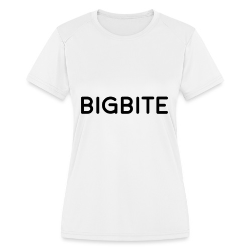 BIGBITE logo red (USE) - Women's Moisture Wicking Performance T-Shirt