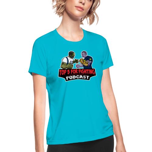 Top 5 for Fighting Logo - Women's Moisture Wicking Performance T-Shirt