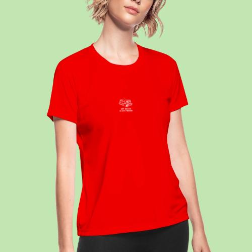 book lover t-shirt, book day shirt, my book is my - Women's Moisture Wicking Performance T-Shirt