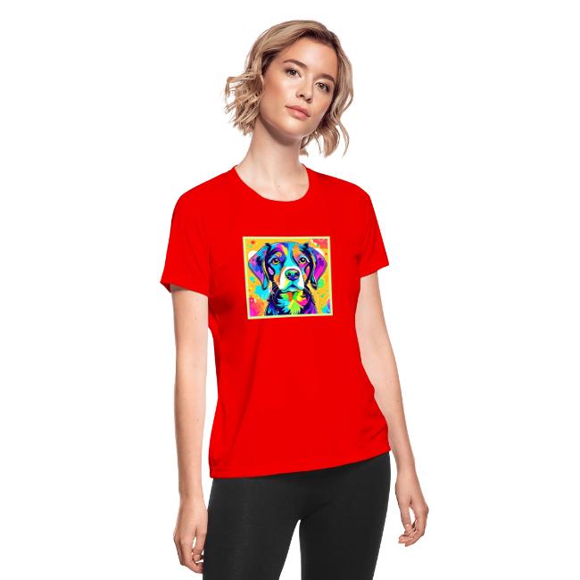 Rainbow Dog Portrait Design