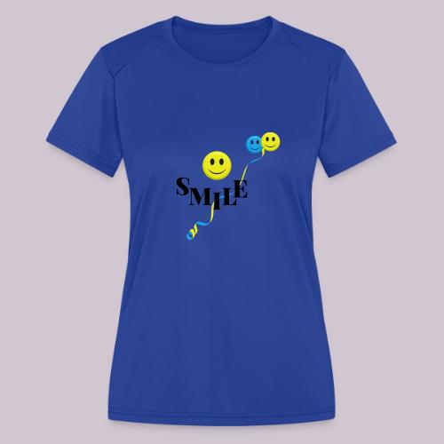 SMILE - Women's Moisture Wicking Performance T-Shirt