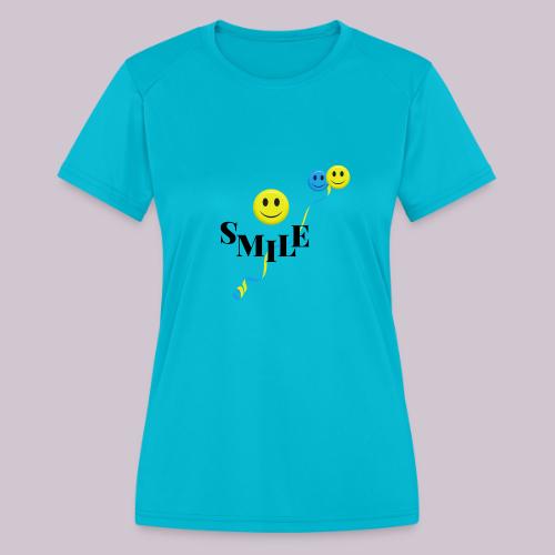 SMILE - Women's Moisture Wicking Performance T-Shirt