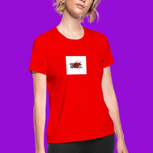 Kenada Apparel graffiti splash - Women's Moisture Wicking Performance T-Shirt