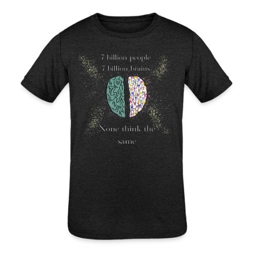 People brains - Kids' Tri-Blend T-Shirt
