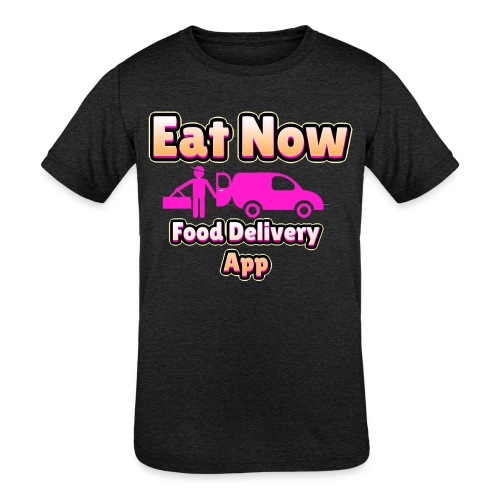 eatnowpng - Kids' Tri-Blend T-Shirt