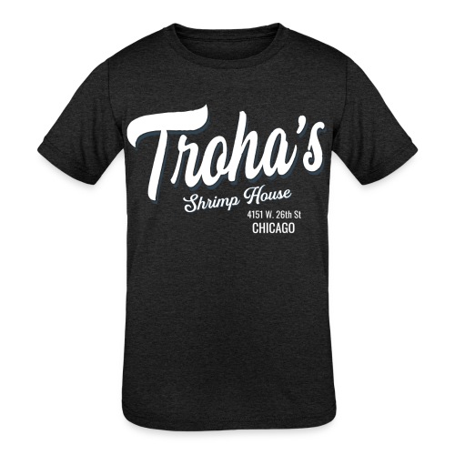 Trohas Shrimp House - Kids' Tri-Blend T-Shirt
