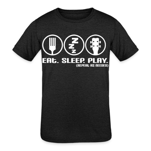 Eat. Sleep. Repeat - Kids' Tri-Blend T-Shirt