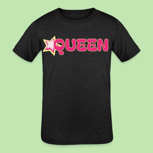 queen high resolution logo transparent 1 - Kids' Tri-Blend T-Shirt