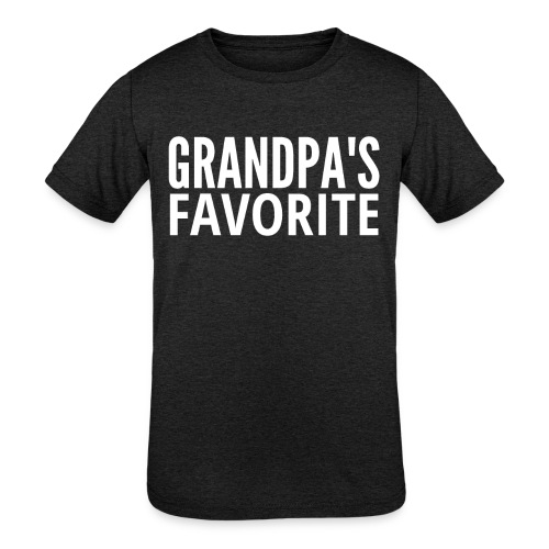 GRANDPA'S FAVORITE - Kids' Tri-Blend T-Shirt