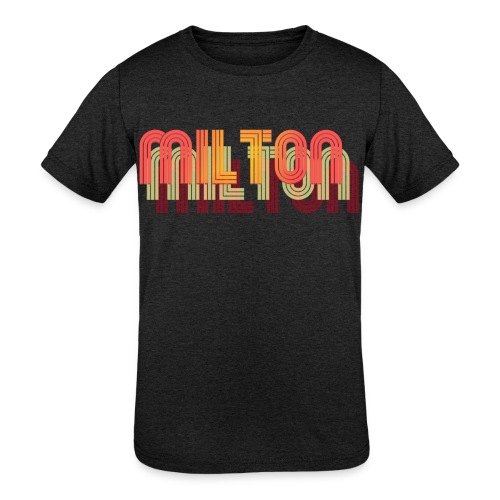 Milton 70's Throwback - Kids' Tri-Blend T-Shirt