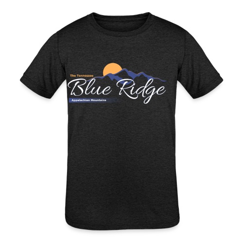 The Tennessee Blue Ridge Mountains - Kids' Tri-Blend T-Shirt
