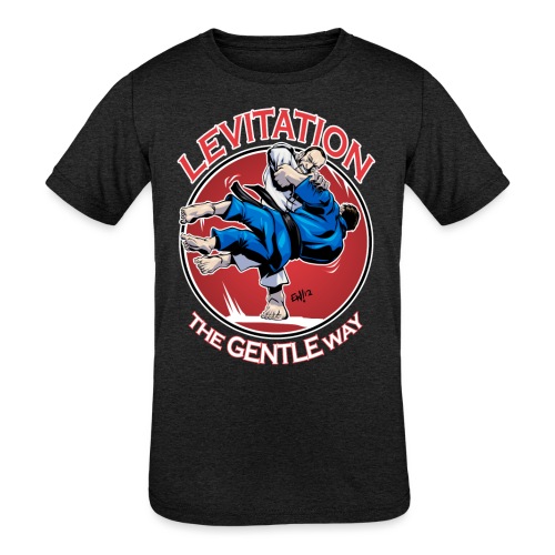 Judo Shirt - Levitation for dark shirt - Kids' Tri-Blend T-Shirt