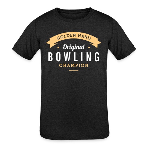 bowling - Kids' Tri-Blend T-Shirt