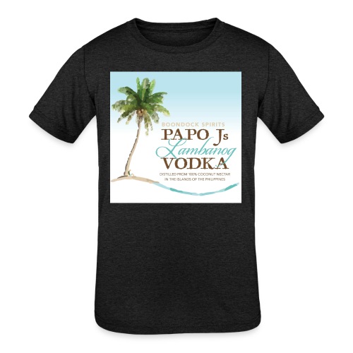 PapoJs Labels Logo - Kids' Tri-Blend T-Shirt