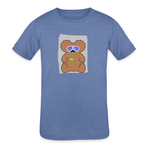 Aussie Dad Gaming Koala - Kids' Tri-Blend T-Shirt