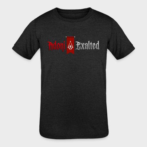 Adoni Exalted Logo - Kids' Tri-Blend T-Shirt