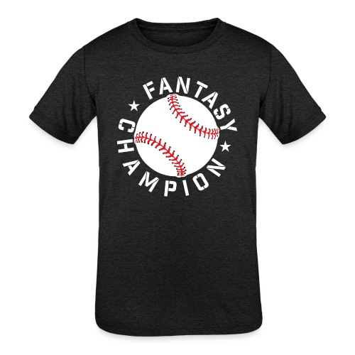 Fantasy Baseball Champion - Kids' Tri-Blend T-Shirt