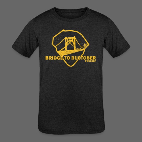 Bridge to Buctober Logo Gold - Kids' Tri-Blend T-Shirt