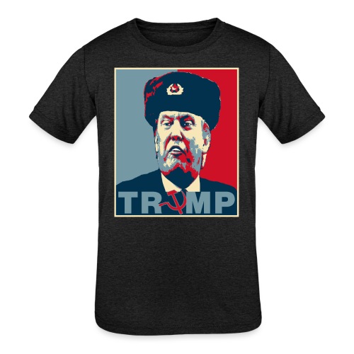 Trump Russian Poster tee - Kids' Tri-Blend T-Shirt