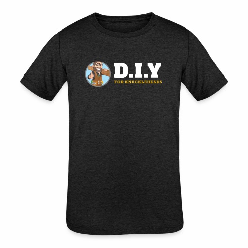 DIY For Knuckleheads Logo. - Kids' Tri-Blend T-Shirt