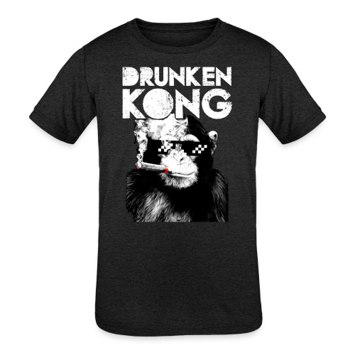 DrunkenKong - Kids' Tri-Blend T-Shirt