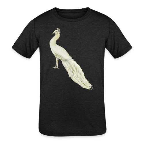 White peacock - Kids' Tri-Blend T-Shirt