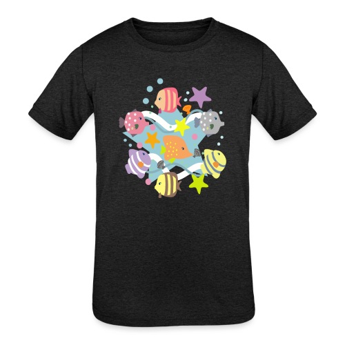 Fishes - Kids' Tri-Blend T-Shirt