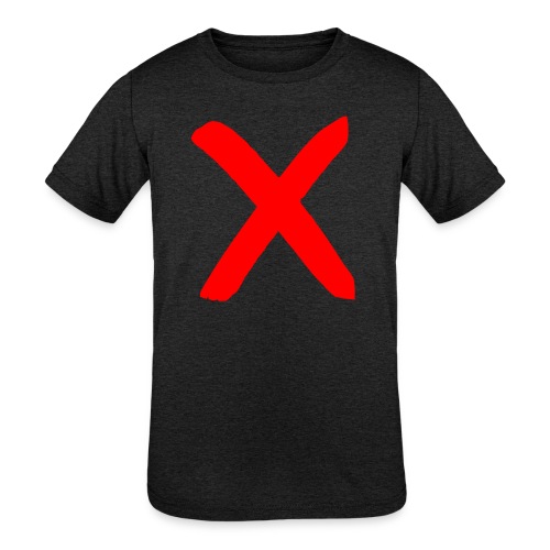 X, Big Red X - Kids' Tri-Blend T-Shirt