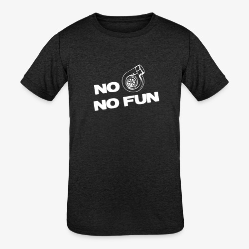 No turbo no fun - Kids' Tri-Blend T-Shirt