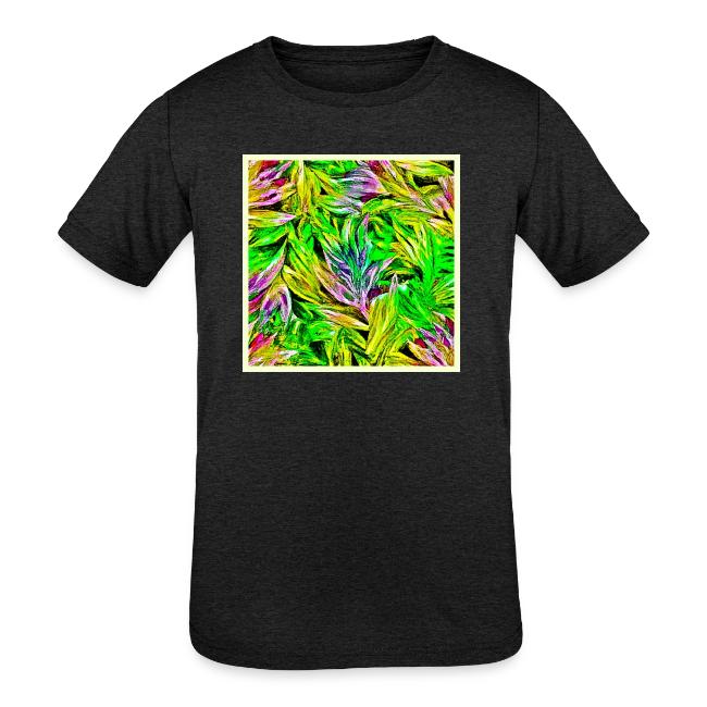 Vibrant Plant Strokes Design