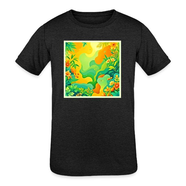 Tropical Foliage Abstract