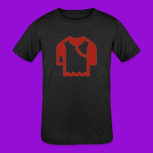 Logo outline - Kids' Tri-Blend T-Shirt