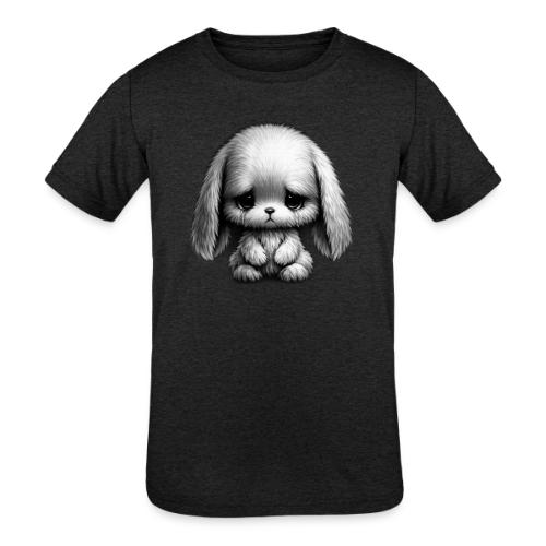 Sad Puppy Meme with Puppy Standing - Kids' Tri-Blend T-Shirt