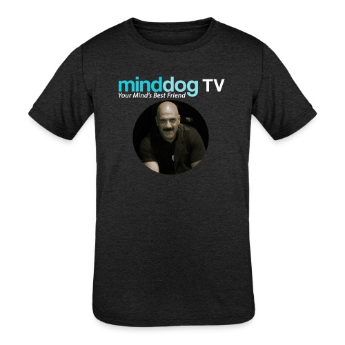 MinddogTV Logo - Kids' Tri-Blend T-Shirt