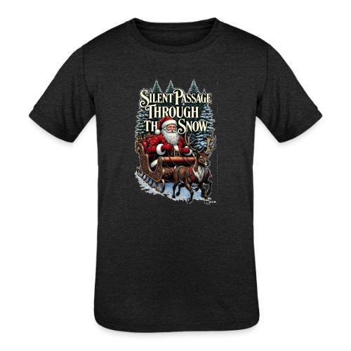 Nostalgic Santa T-Shirt - Kids' Tri-Blend T-Shirt