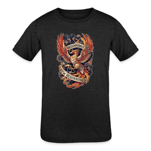 Phoenix New Year T-Shirt - Kids' Tri-Blend T-Shirt