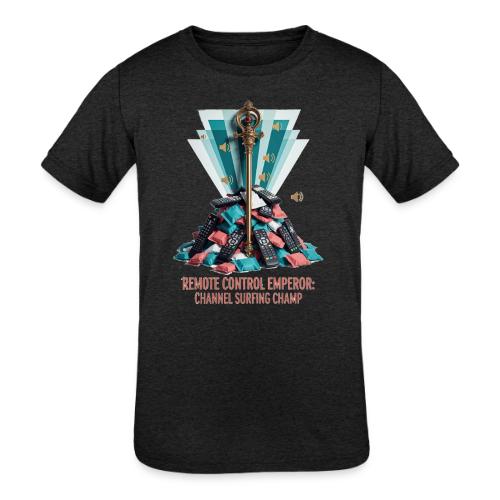 Remote Control Emperor T Shirt - Kids' Tri-Blend T-Shirt