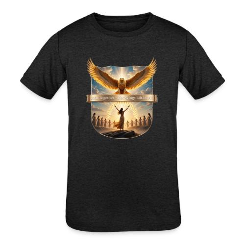 Women’s Day Eagle Matriarch T Shirt,, Gift for Mom - Kids' Tri-Blend T-Shirt
