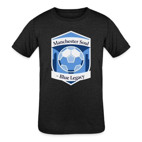 Manchester Soul Soccer City Emblem T Shirt, Gift - Kids' Tri-Blend T-Shirt