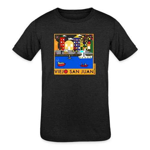 Viejo San Juan - Kids' Tri-Blend T-Shirt