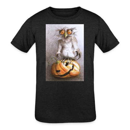Vampire Owl - Kids' Tri-Blend T-Shirt