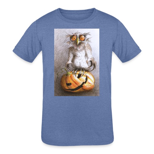 Vampire Owl - Kids' Tri-Blend T-Shirt