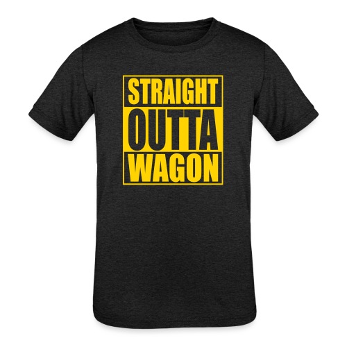 Straigh Outta Wagon Hip Hop - Kids' Tri-Blend T-Shirt