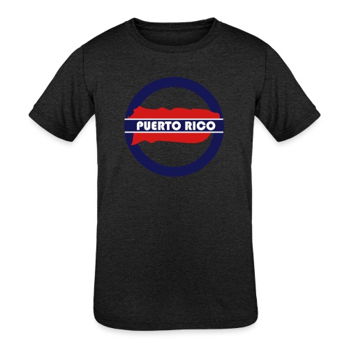 Puerto Rico Tube - Kids' Tri-Blend T-Shirt